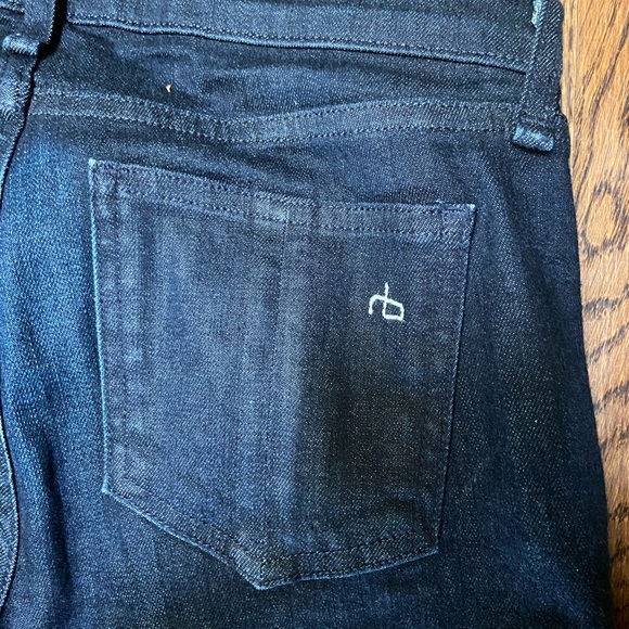 Rag and Bone dark wash skinny jeans - Picture 3 of 4
